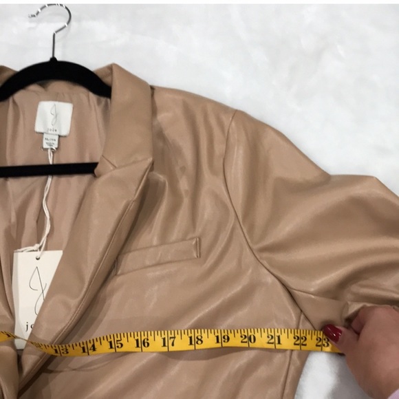 Joie faux leather blazer women’s size XL/TG - Picture 13 of 16